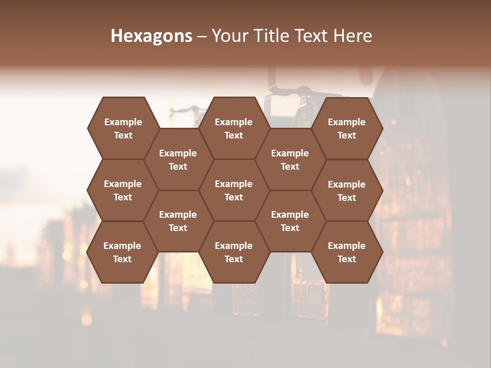 Wall Horizontal Black PowerPoint Template