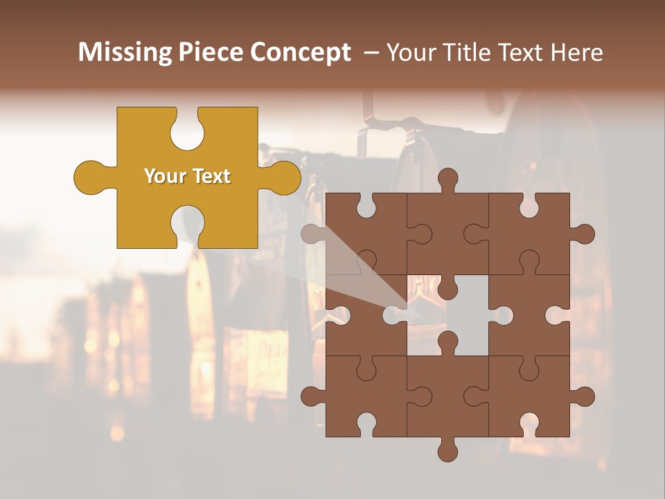 Wall Horizontal Black PowerPoint Template
