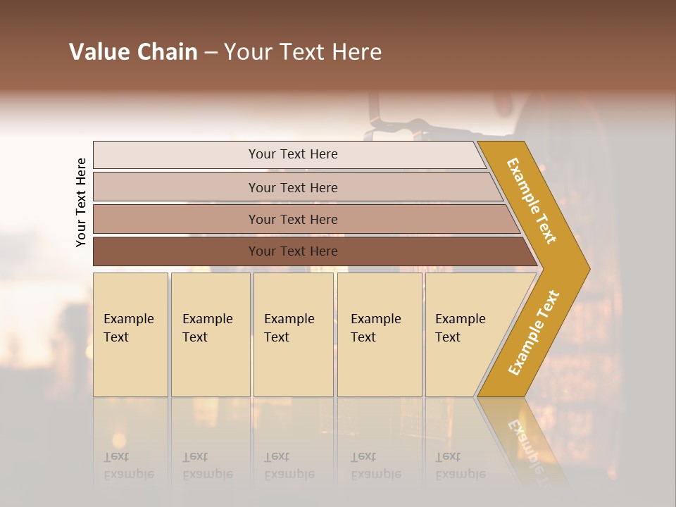 Wall Horizontal Black PowerPoint Template