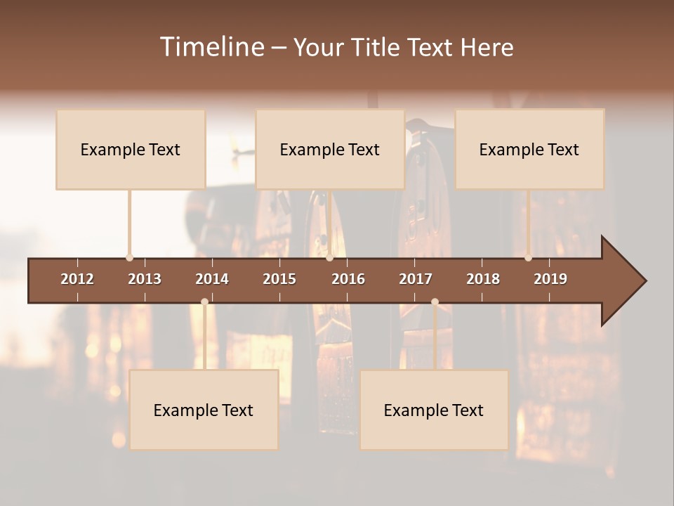 Wall Horizontal Black PowerPoint Template