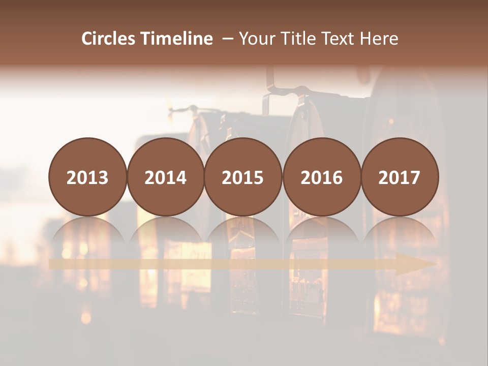 Wall Horizontal Black PowerPoint Template