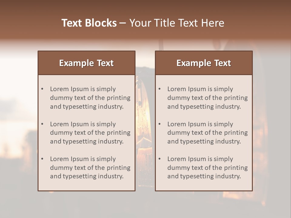 Wall Horizontal Black PowerPoint Template