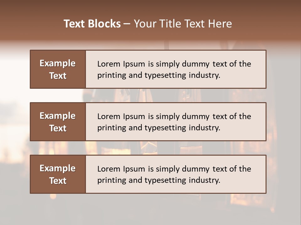 Wall Horizontal Black PowerPoint Template