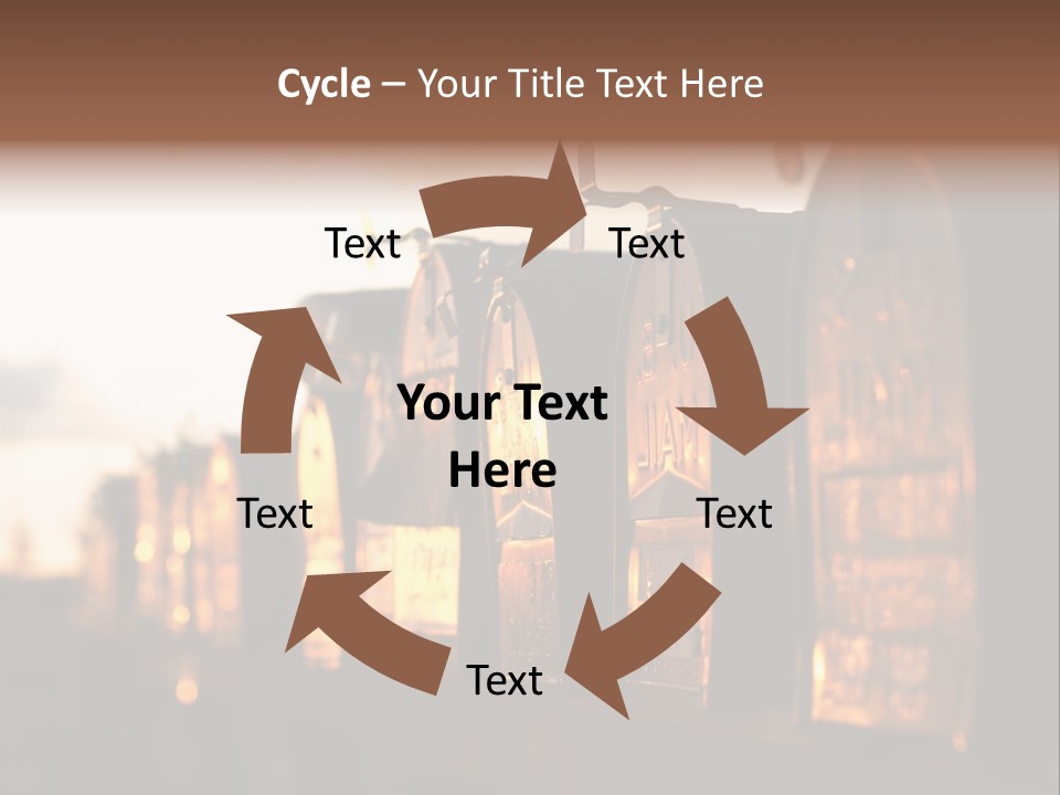 Wall Horizontal Black PowerPoint Template