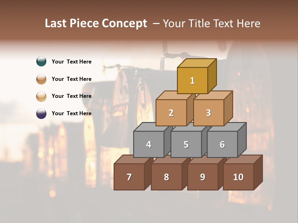 Wall Horizontal Black PowerPoint Template