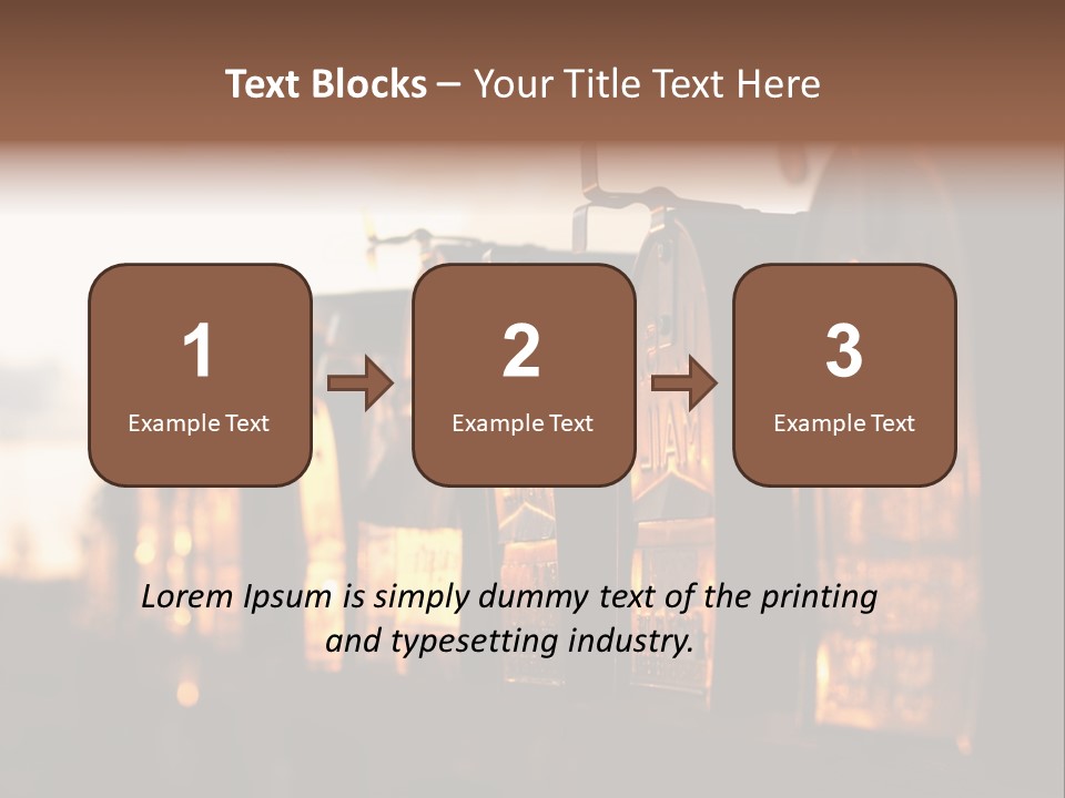 Wall Horizontal Black PowerPoint Template