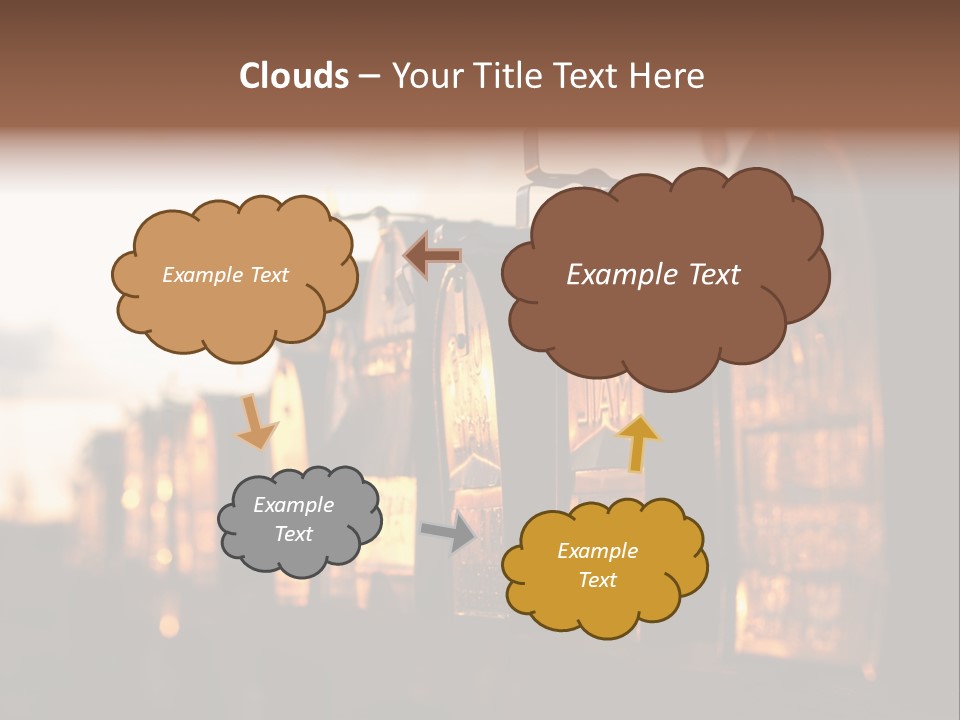 Wall Horizontal Black PowerPoint Template