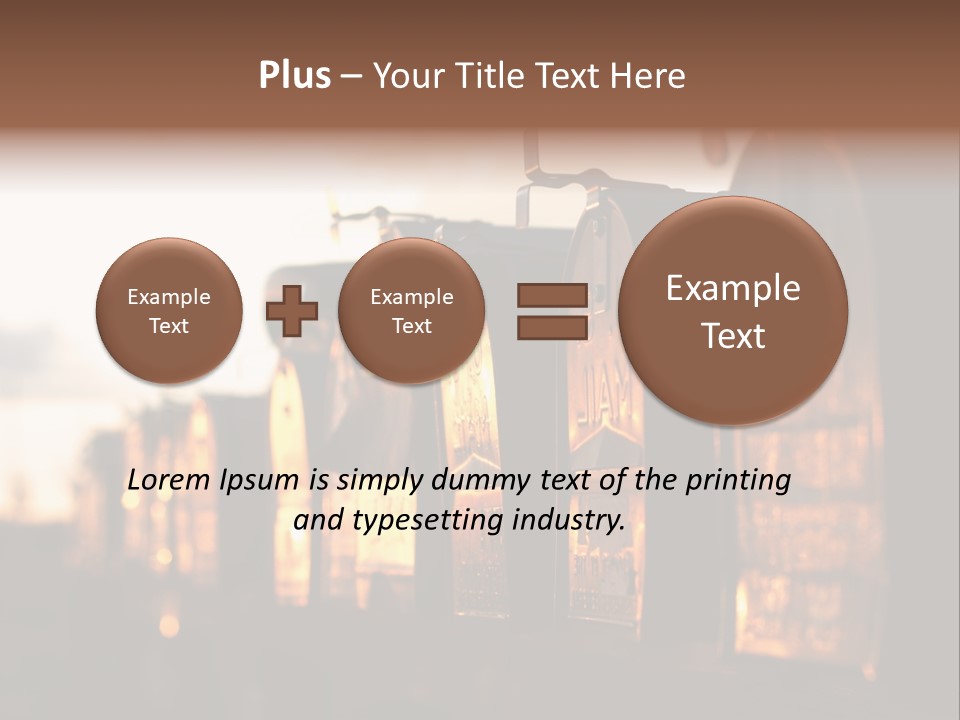 Wall Horizontal Black PowerPoint Template