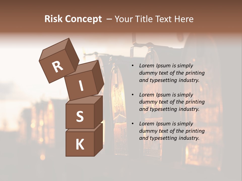 Wall Horizontal Black PowerPoint Template