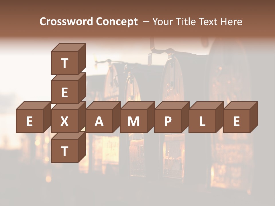 Wall Horizontal Black PowerPoint Template