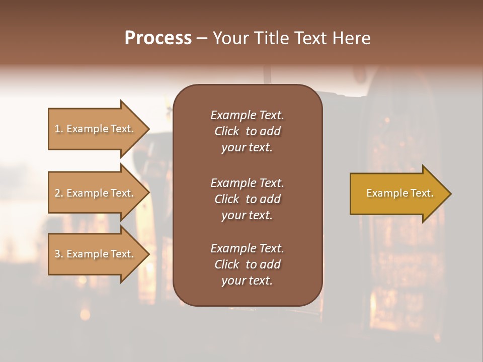 Wall Horizontal Black PowerPoint Template