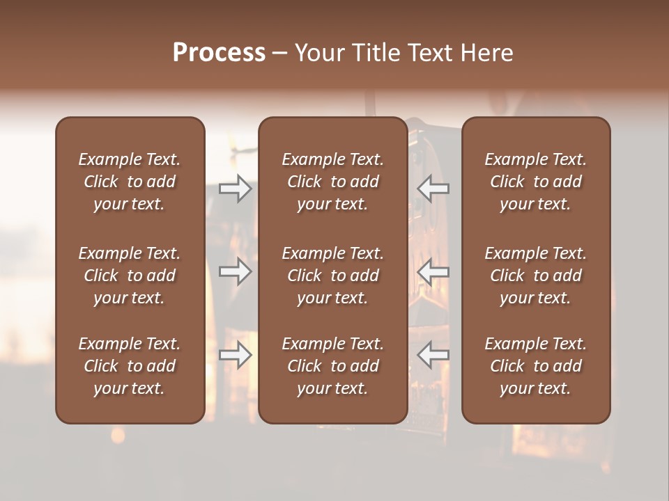 Wall Horizontal Black PowerPoint Template