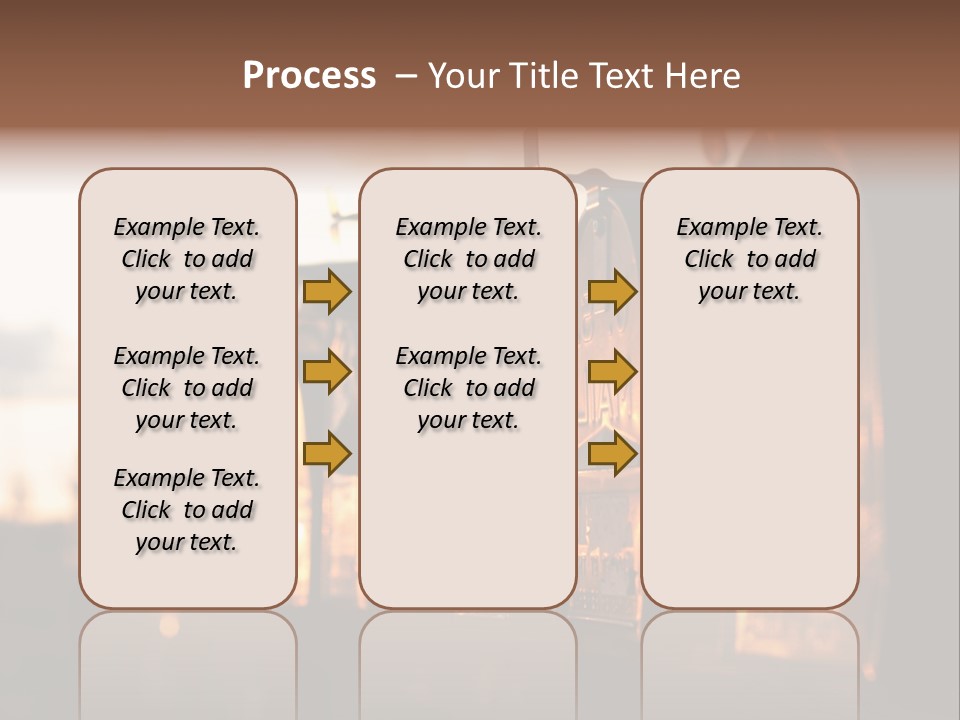 Wall Horizontal Black PowerPoint Template