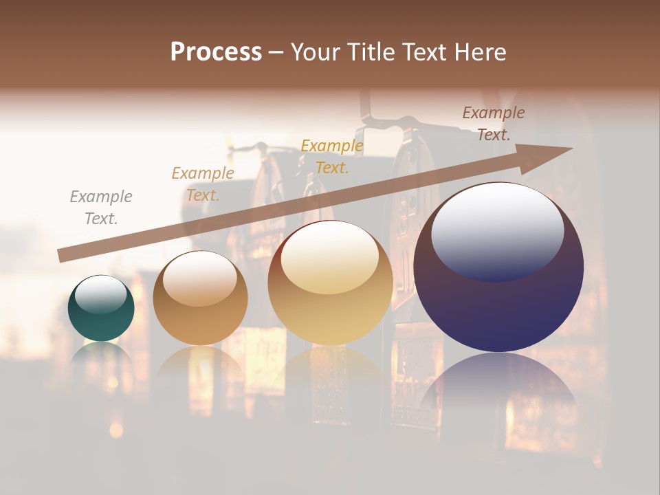 Wall Horizontal Black PowerPoint Template