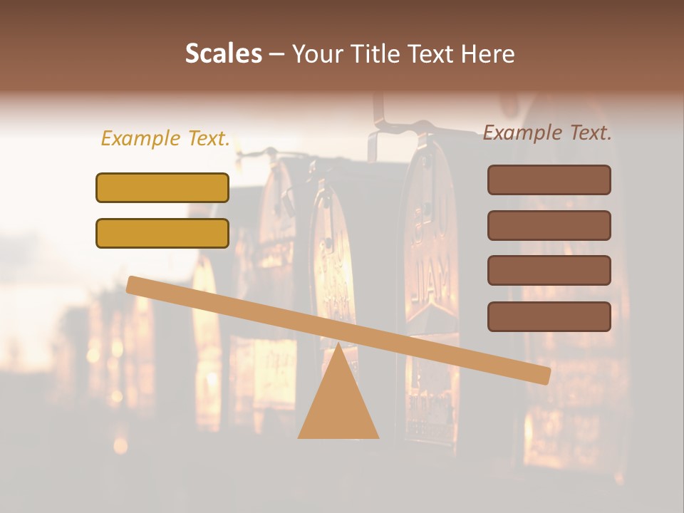 Wall Horizontal Black PowerPoint Template
