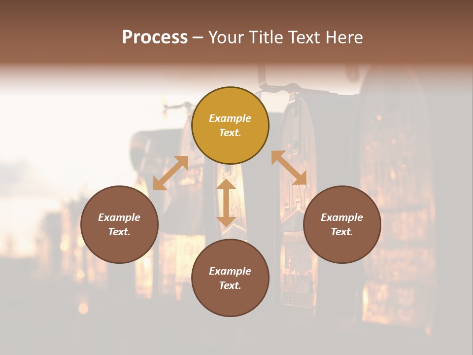 Wall Horizontal Black PowerPoint Template