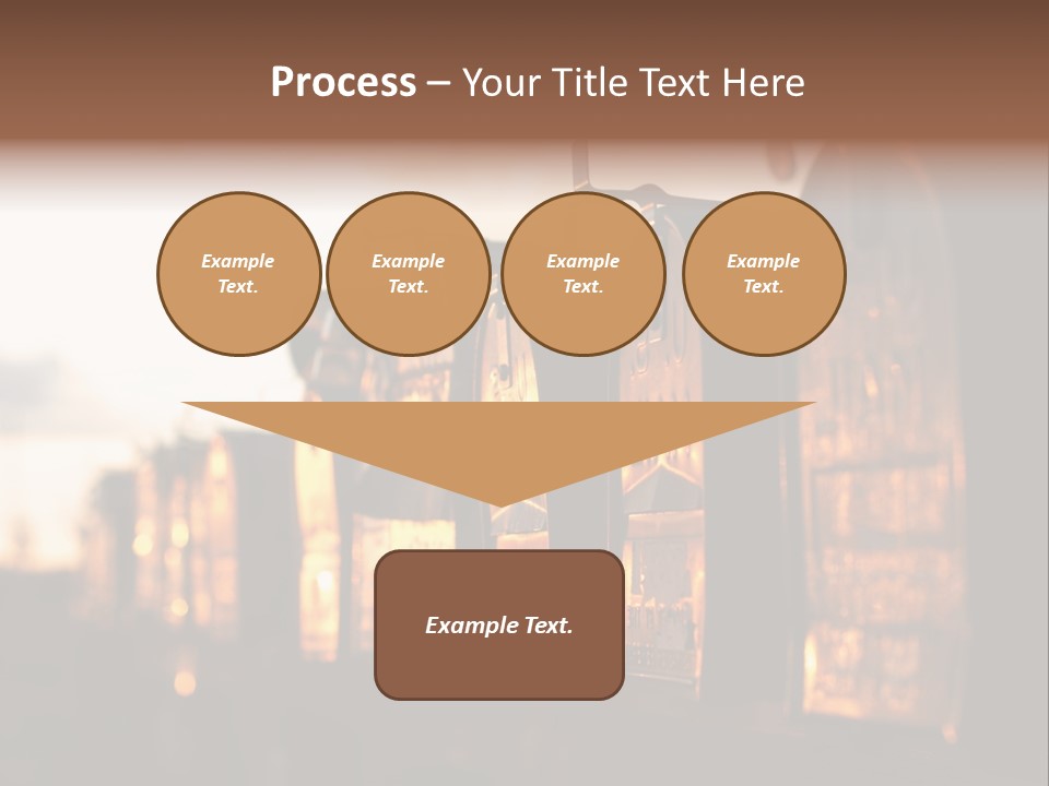 Wall Horizontal Black PowerPoint Template