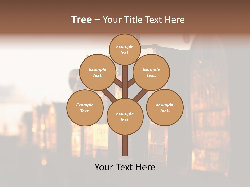 Wall Horizontal Black PowerPoint Template