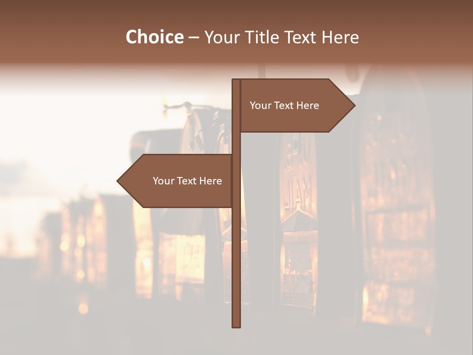 Wall Horizontal Black PowerPoint Template