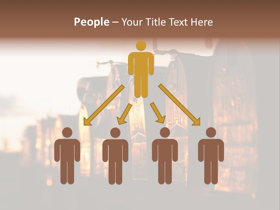 Wall Horizontal Black PowerPoint Template