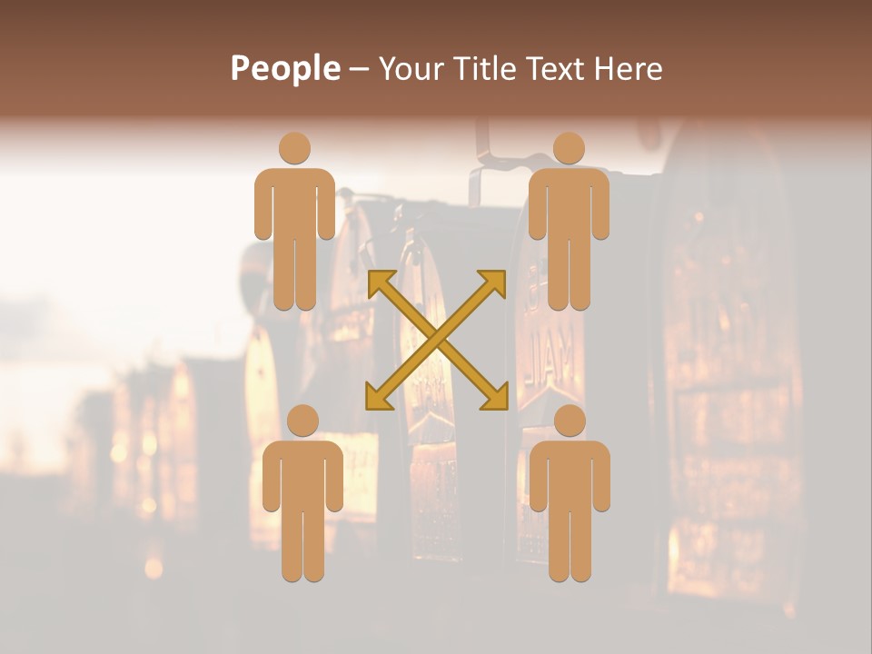 Wall Horizontal Black PowerPoint Template