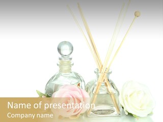 White Bottle Jar PowerPoint Template