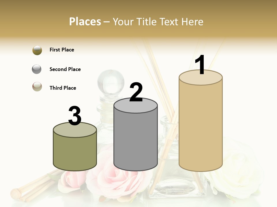 White Bottle Jar PowerPoint Template