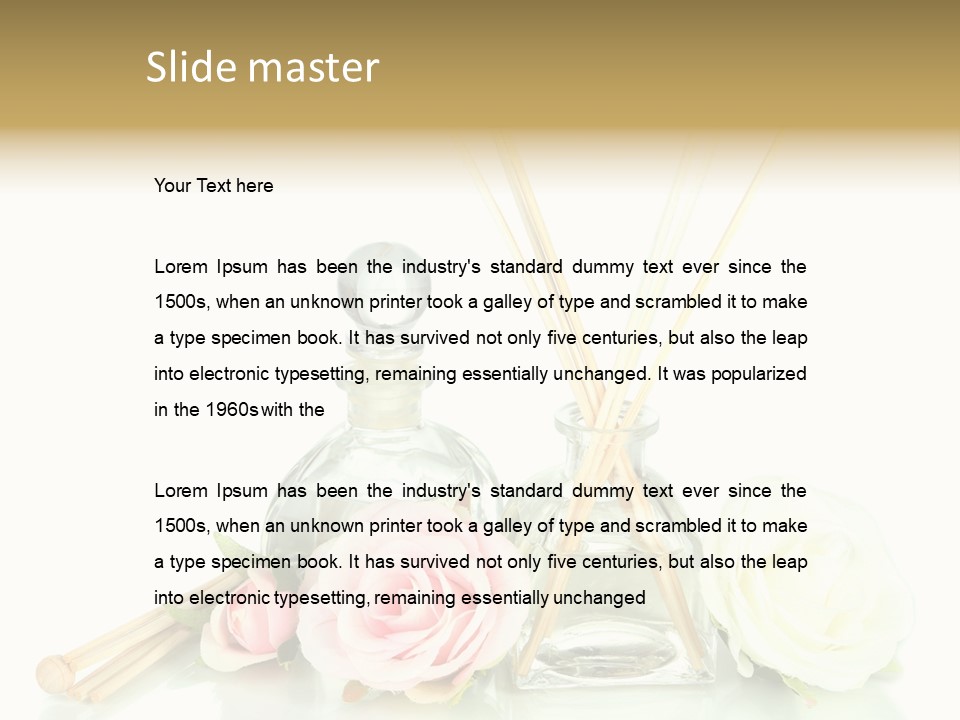 White Bottle Jar PowerPoint Template