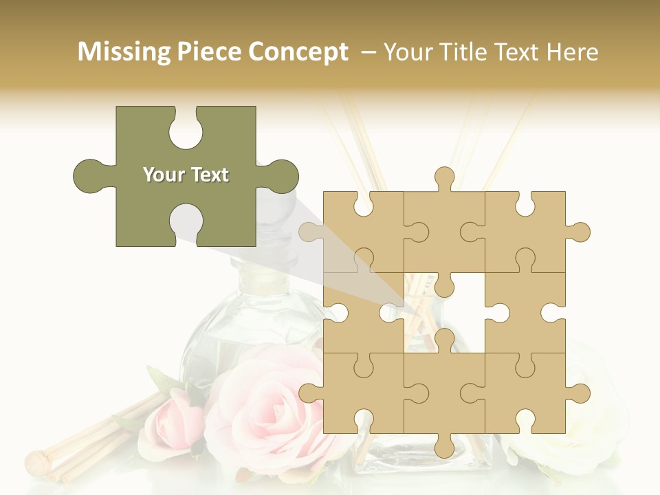 White Bottle Jar PowerPoint Template