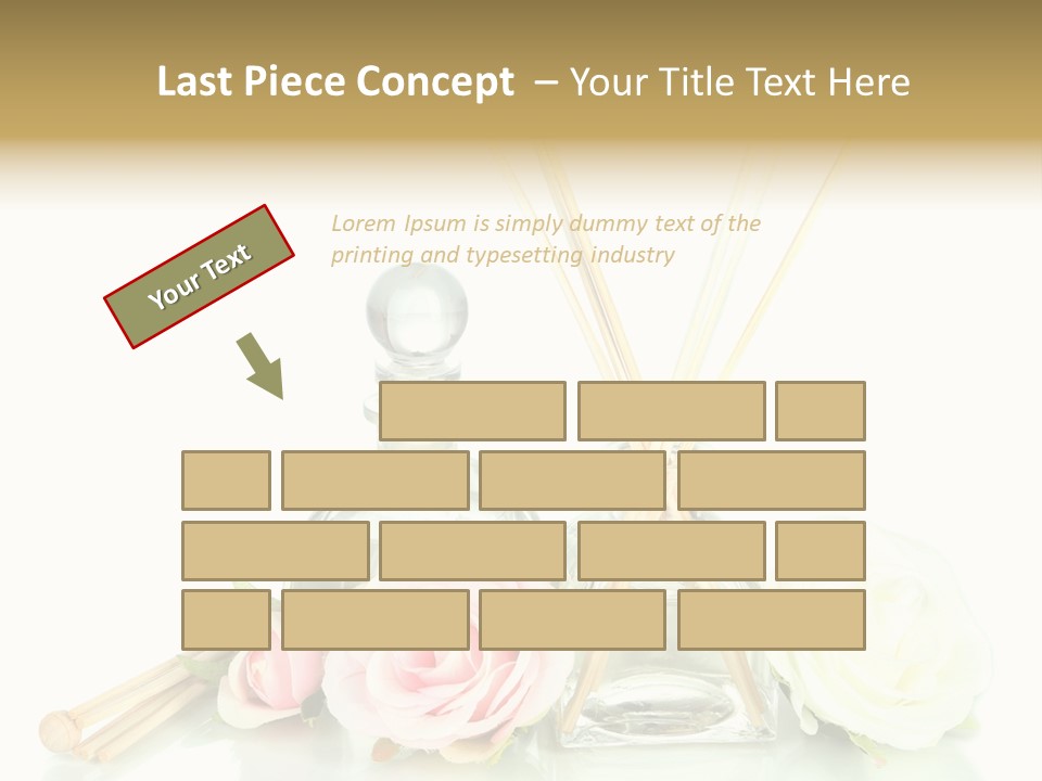 White Bottle Jar PowerPoint Template