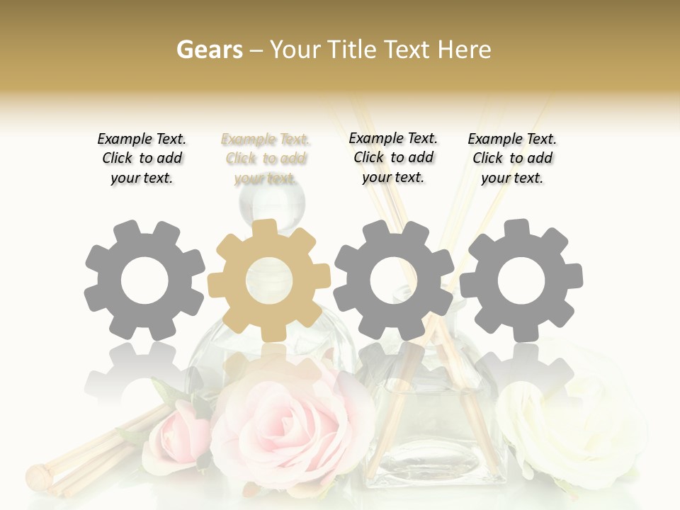 White Bottle Jar PowerPoint Template