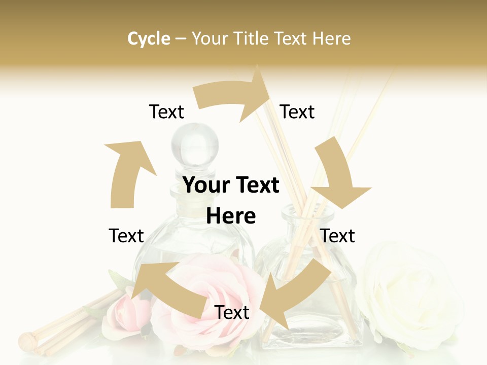 White Bottle Jar PowerPoint Template