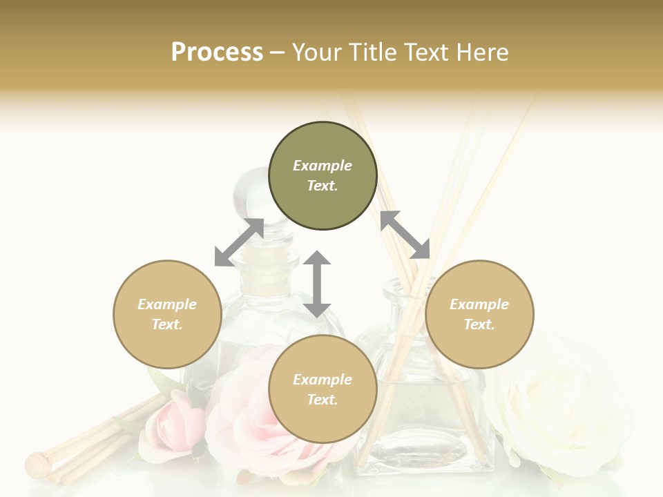 White Bottle Jar PowerPoint Template