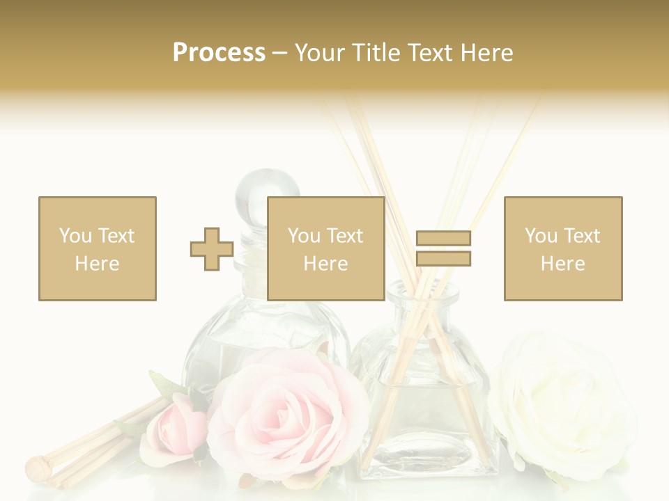 White Bottle Jar PowerPoint Template