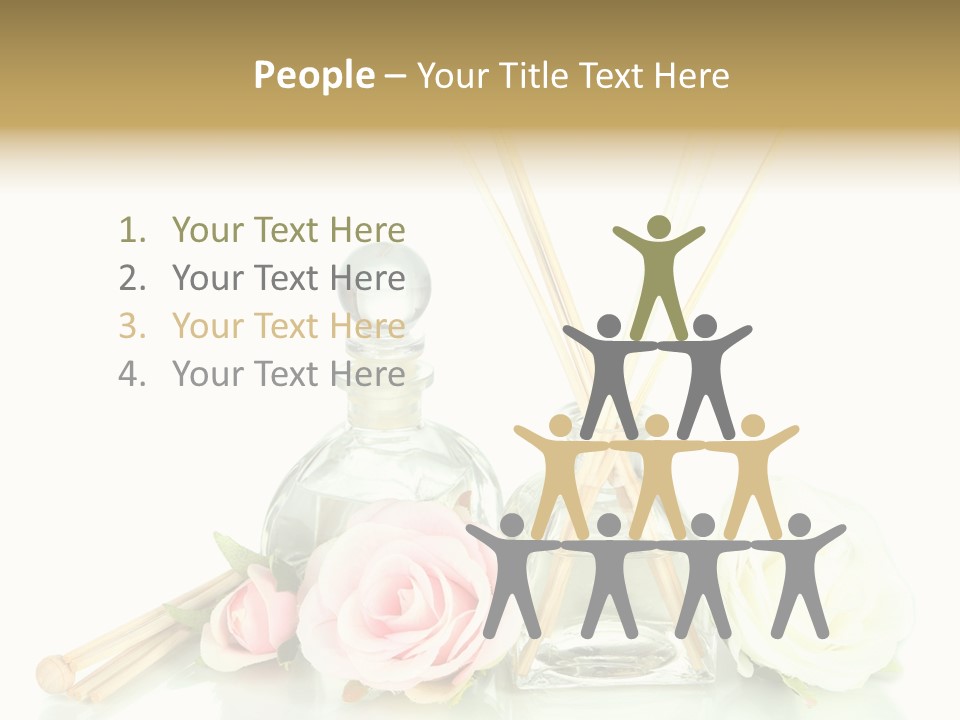 White Bottle Jar PowerPoint Template