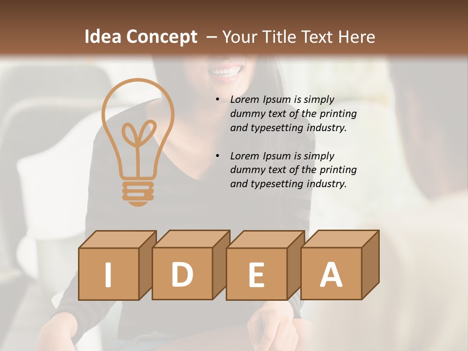 Beverage Person Aromatic PowerPoint Template