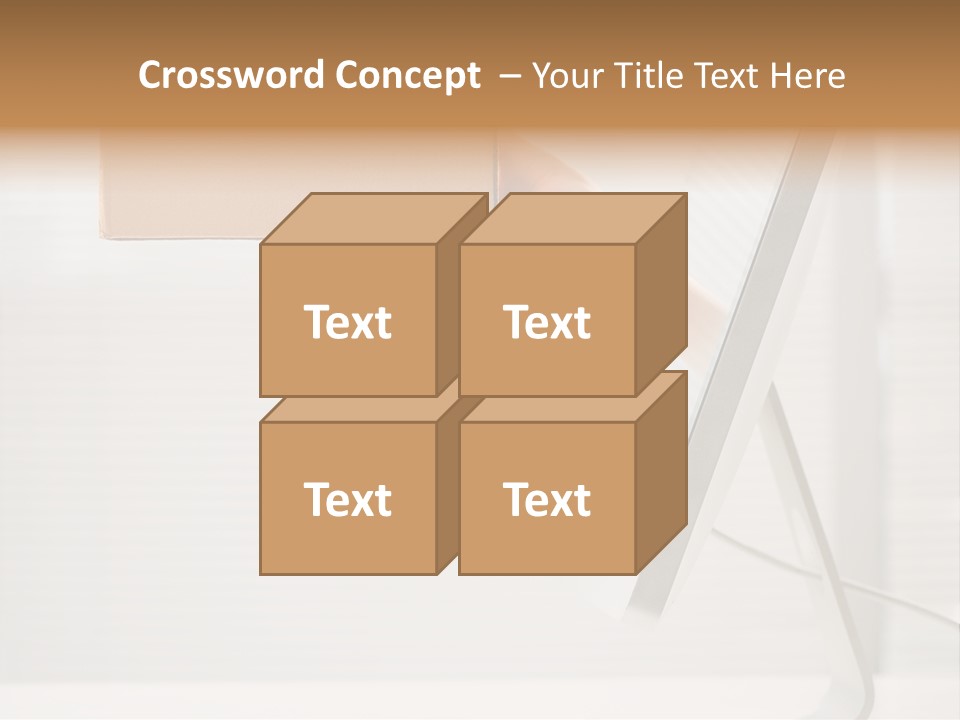 Holding Ebusiness Closeup PowerPoint Template