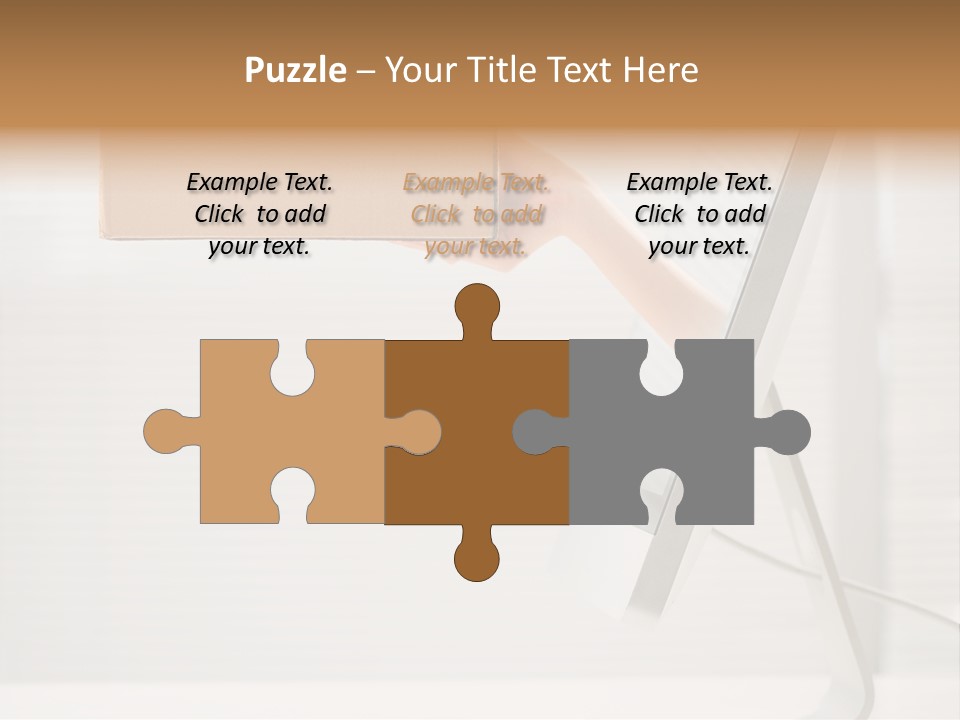 Holding Ebusiness Closeup PowerPoint Template