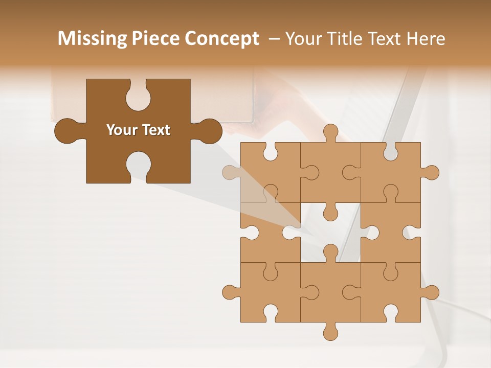 Holding Ebusiness Closeup PowerPoint Template