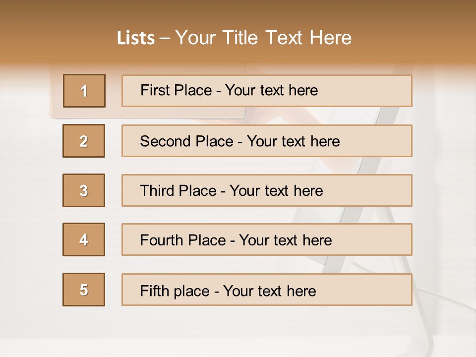 Holding Ebusiness Closeup PowerPoint Template