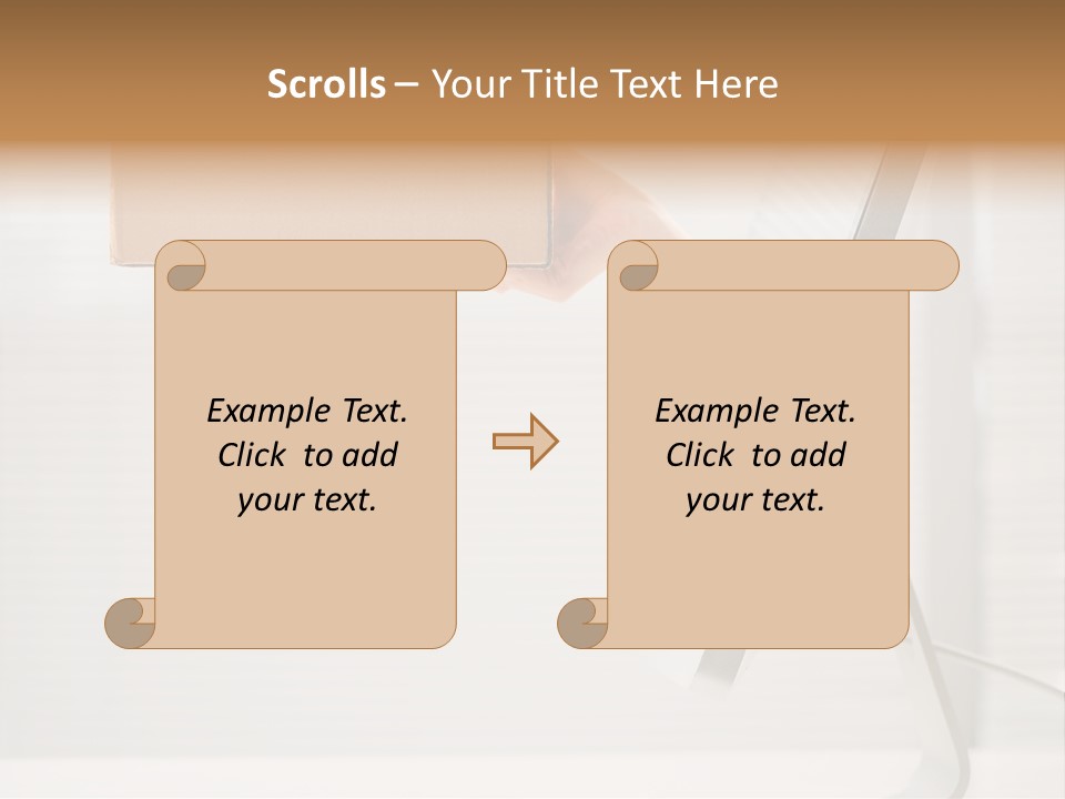 Holding Ebusiness Closeup PowerPoint Template