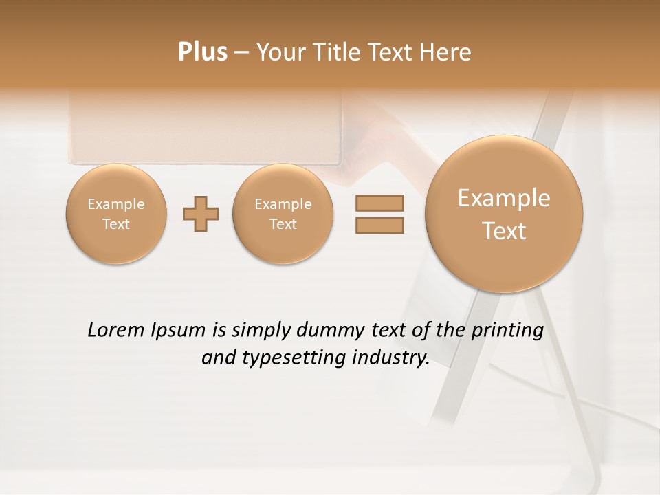 Holding Ebusiness Closeup PowerPoint Template