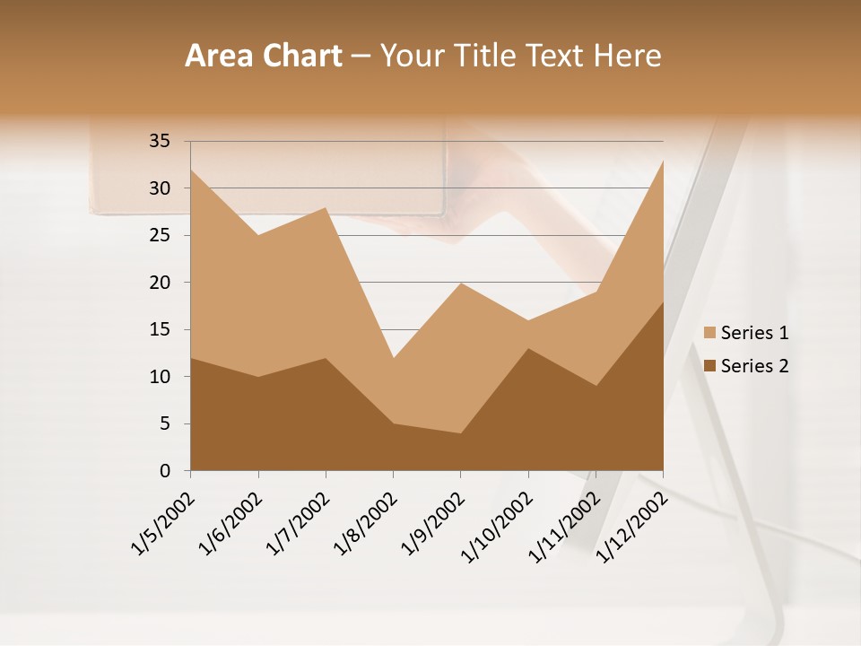 Holding Ebusiness Closeup PowerPoint Template