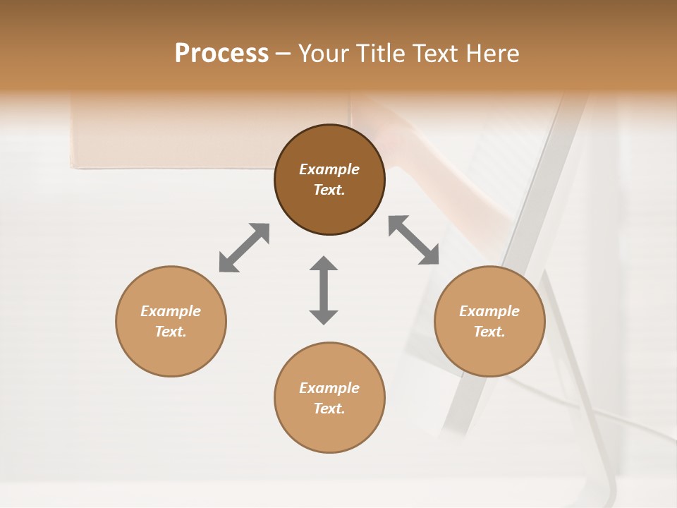 Holding Ebusiness Closeup PowerPoint Template