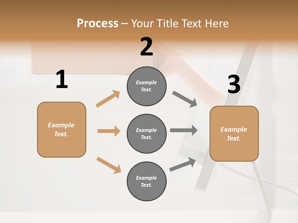 Holding Ebusiness Closeup PowerPoint Template