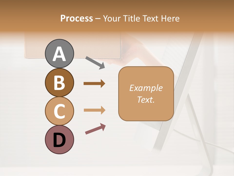 Holding Ebusiness Closeup PowerPoint Template