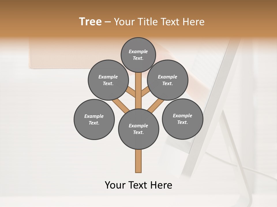 Holding Ebusiness Closeup PowerPoint Template