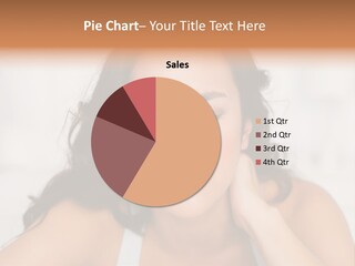 Home Neck Brunette PowerPoint Template