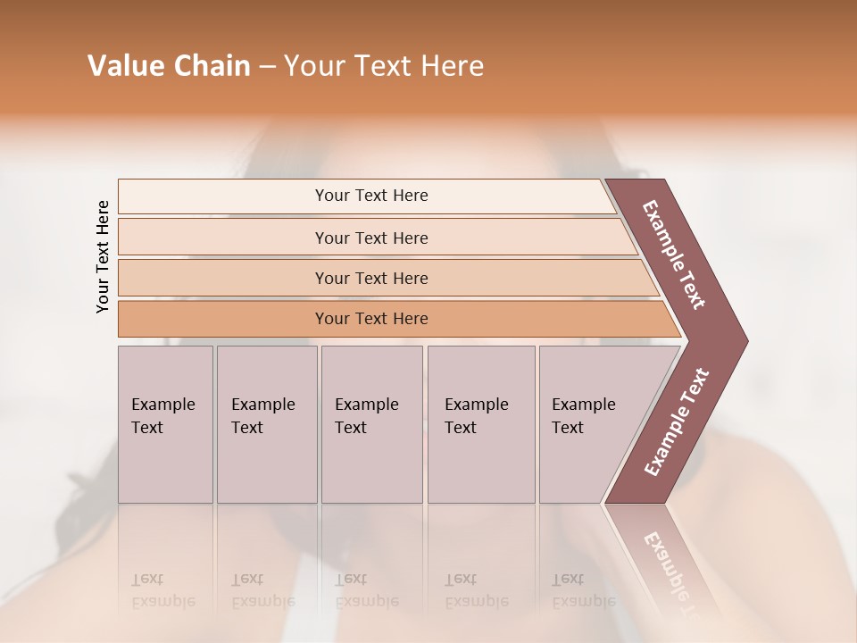 Home Neck Brunette PowerPoint Template