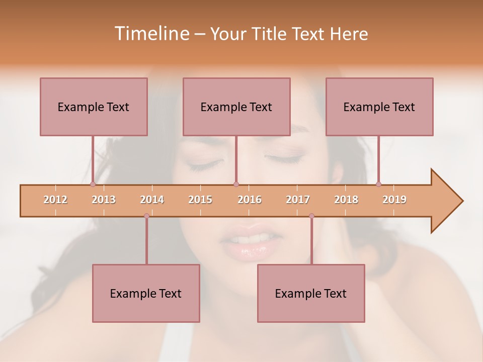 Home Neck Brunette PowerPoint Template